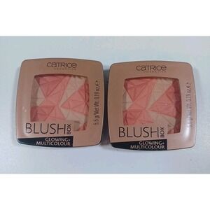 Catrice Blush Box Dolce‎ Vita 010 Glowing Multicolor Powder Blush 5.5g Set of 2